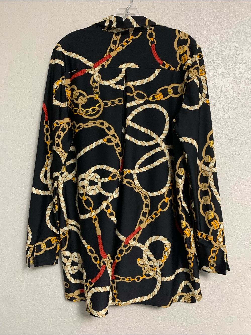 Jude Connally Hadley Top Women XL Ribbons Chains Equestrian Popover Jude Cloth - Picture 4 of 16